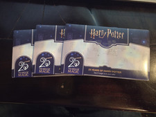Harry Potter 25 Years of Magic - Chance at 1 gram gold or silver, 3 new packages picture