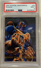 1993 Marvel Masterpieces Thanos #35 PSA 9 picture