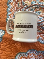 Vintage The First Starbucks Store Pikes Place Est. 1971 Coffee Mug Made In USA picture