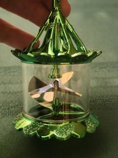 Vintage Department 56  Pinwheel Spinner Twinkler Birdcage Christmas Ornament NEW picture