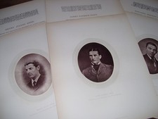 3 ZULU WAR 24TH OFFICERS KILLED AT ISANDLWANA-DALY, DYSON, & DYER picture