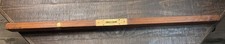 Antique Stratton Brothers 42 inch Mahogany Level 1888 Patent Brass Plate picture