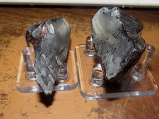 BEAUTIFUL 180 GM.  ETCHED CANYON DIABLO METEORITE PAIR ARIZONA 51 & 129 gm picture