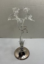 Vintage Hand-Blown Glass Art Nouveau Style Lily Vase by ONEIDA picture