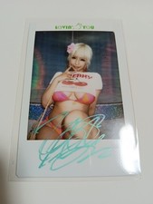 Alice Otsu Lovin' You Trifille vol.07 Autographed Signed Cheki 217/380 Japan JAV picture