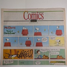 2003 Waterloo Cedar Falls Courier Sunday Comics Peanuts Snoopy Garfield Dilbert picture