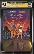 HE-MAN and SHE-RA : THE SECRET OF THE SWORD CGC 9.8 SS (JSA) - signed 2x picture