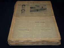 1930-1939 NEW YORK TIMES SUNDAY SPORTS SECTIONS LOT OF 150+ ISSUES - NTL 16K picture