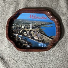 Vintage Milwaukee Wisconsin Souvenir Tin Tray 6