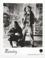 Ministry 1989 original 8x10 photo Sire Records promotional picture