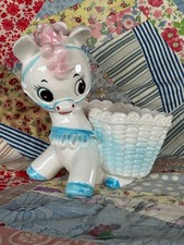 Vintage Relpo Baby Horse Planter-Big Eye-Kitschy-Mint Condition-RARE picture