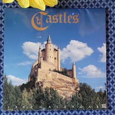 Vintage 1990 Landmark Calendar Castles Unmarked  picture