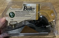NEW Stanley Bailey 13.5° Low Angle Block Plane No. 12-960, 6 1/4”L, Adj. Mouth picture