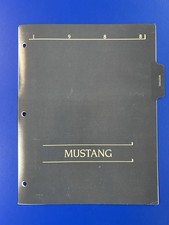 Rare 1988 Ford Mustang Sales Source Book Brochure Dealer Literature Sales Manual picture