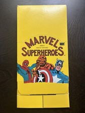 Marvel Superheroes First Issue Covers Display box Empty 1984 Very Rare FTCC picture