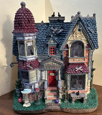 LEMAX Retired HALLOWEEN Spooky Town LED Lighted HOUSE OF SHADOWS #35004 picture