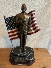 Bradford Exchange President Obama Cold-Cast Bronze Talking Tribute Sculpture picture