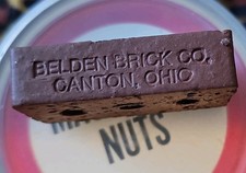 Miniature Belden Brick Salesman Sample Advertising Canton OHIO Antique Vintage picture