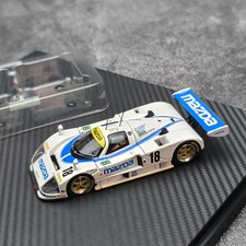 MotorHelix MH 1:64 Mazda 787B Alloy Diecast Model Car White blue toys gifts picture