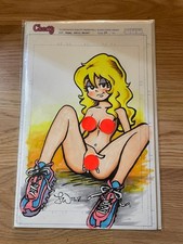 Cherry #24 Happy Comics Variant Comic Book/Original Cover Art Done By Larry Welz picture
