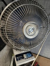 Vintage Panasonic F-1205 Blue Blade 5-WAY Oscillation FAN 12