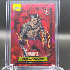 2024 Topps  Chrome Marvel Sapphire Jon Ironfire  #42 5/5 Omega 🔥🔥🔥 picture