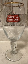 Stella Artois Chalices Belgian Beer  Restaurant Style 11oz 33cl Gold Rim picture