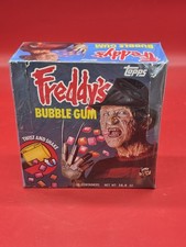 1989 Topps Freddy’s Bubble Gum Sealed Display Box 36 Ct Horror Collectible Rare picture
