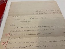 1327 GREENVILLE SC CAMP WETHERRILL HOSPITAL CORP LETTER TO LESTER HILL MONEY picture