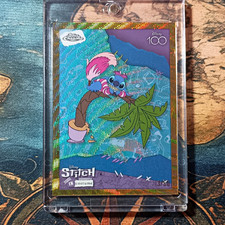 Topps 2023 Chrome Disney 100 Stitch Welcome to Wonderland 33/50 gold picture