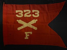 WWI “F” BTRY, 323rd Field Artillery Regiment, AEF 83rd DIV  Wool Service Guidon; picture