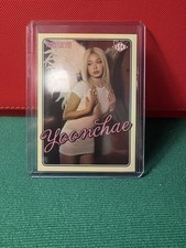 2026 ESCO HYBE GEFFEN KATSEYE Yoonchae #18 White Parallel # /700 picture