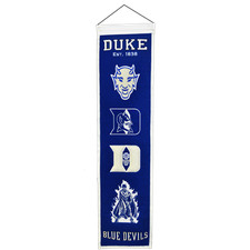 Duke Blue Devils Logo Evolution Heritage Banner picture