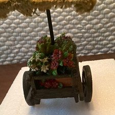 Fontanini Nativity Village Flower Cart Resin for Village Display picture