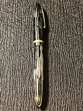 Sheaffer balance 500, lever filler in grey striated with feather touch nib #5 picture