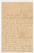 1885 Condolence Letter Winterset Iowa Child Death Mourning Ephemera Religion His picture