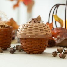 Dresden & Company - WOVEN ACORN Basket - NEW 2026- Longaberger Weavers picture