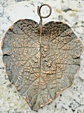 Vintage ORIGINAL BRONZE LEAF BY CARTIER DESIGNER EMILIO MARAFFI picture