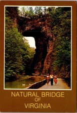 Natural Bridge Visitors Virginia Vintage Postcard 5P21-14 picture
