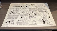 1969 Hanna Barbera’s Huckleberry Hound Children’s Tales Story Board Art picture