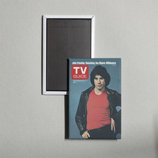 TV Guide 01-01-1977 - John Travolta of Welcome Back, Kotter Fridge Magnet picture