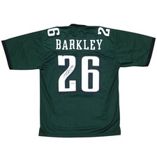 Saquon Barkley Autographed Philadelphia (Green #26) Custom Jersey ? Beckett picture