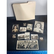 Antique Ephemera Lot - Photo 1920s-40s Indiana School Portraits picture