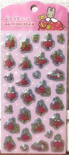 Sanrio Character Marron Cream & Friend PVC Puffy Sticker Kawaii Rabbit Kid JAPAN picture