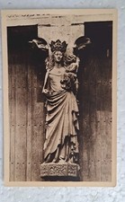Cathedrale de Reims Grand Portail La Vierge Divided Back  Postcard picture
