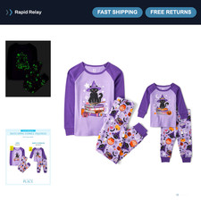 The Children's Place Baby and Kids' Sibling Matching Halloween and Holiday Pajam picture