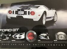 FORD GT Poster, 2005 Original Double-Sided Ford Factory Promotional Poster GREAT picture