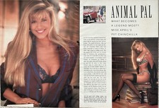 Playboy PICTORIAL ONLY Playmate Lisa Matthews April, 1990 7 Pages Near Mint picture