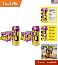 Pack of 24: C4 Popsicle™ Grape Energy - Sugar-Free Carbonated Preworkout Drink picture