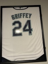 WHITE Seattle Mariners Jersey Ken Griffey Jr. Hand Signed Autographed BAS COA picture